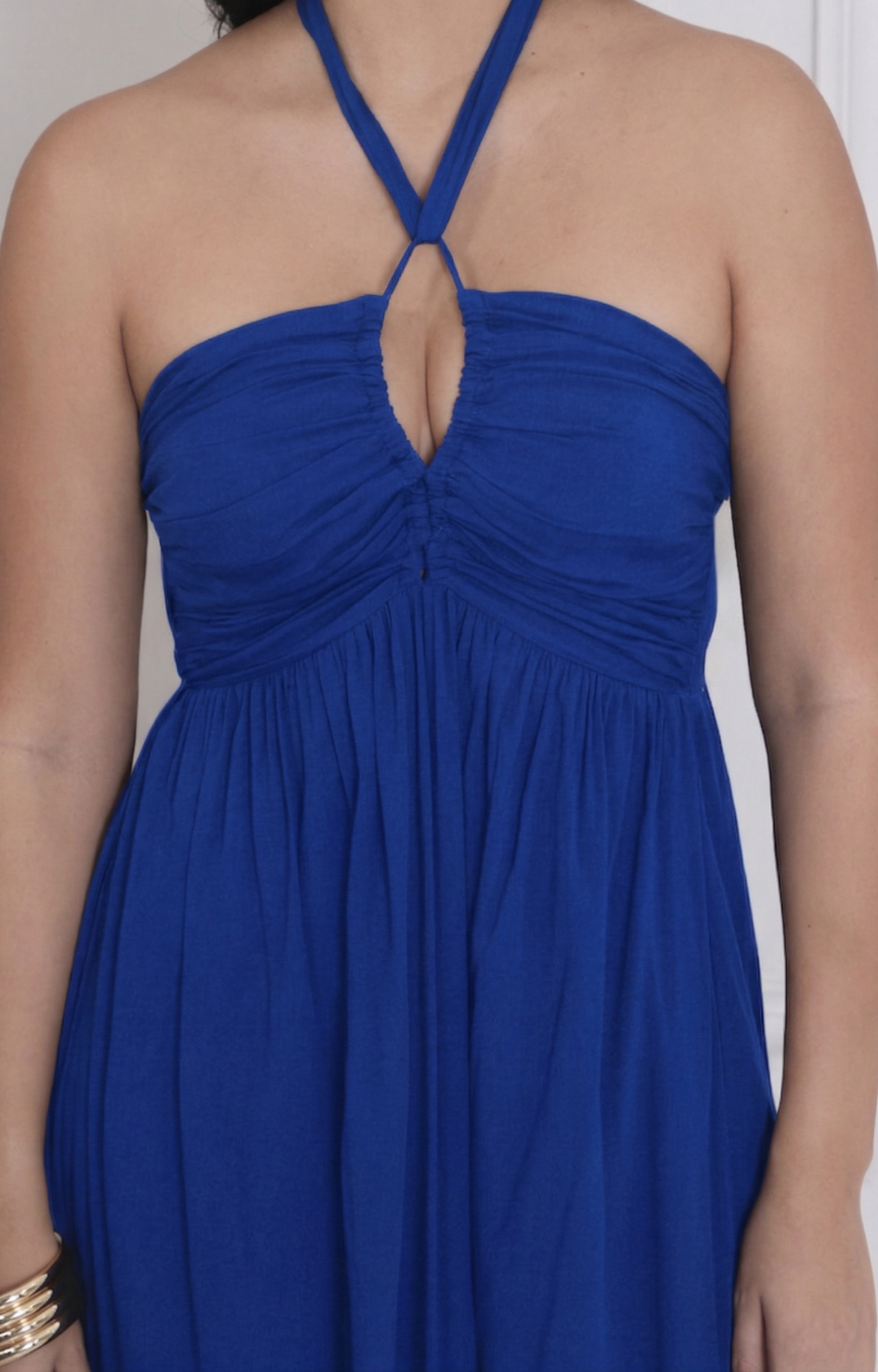 Vestido largo tipo halter - VESTIDO CORTO REGULAR Boutiquemirel 