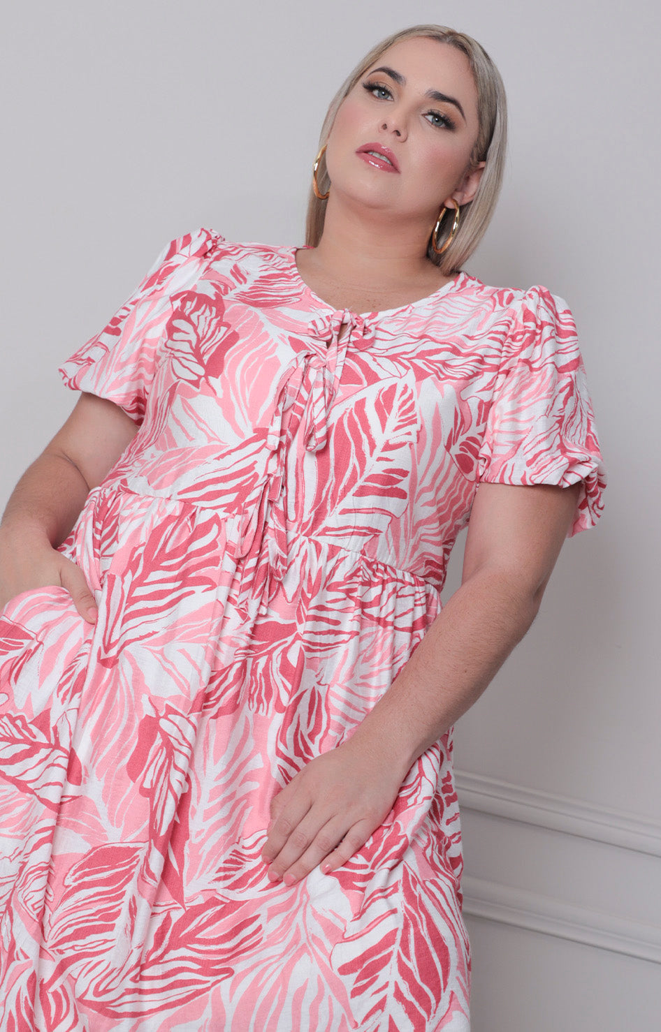 Vestido rojo estampado - VESTIDO CORTO CURVY Boutiquemirel 