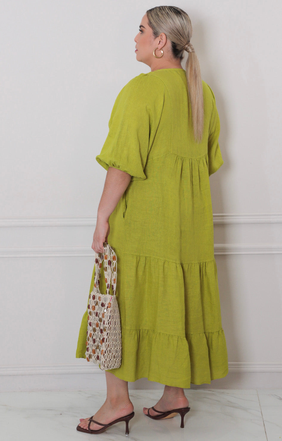 Vestido verde liso - VESTIDO CORTO CURVY Boutiquemirel 