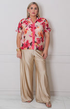 Pantalón satinado - PANTALON CURVY Boutiquemirel 