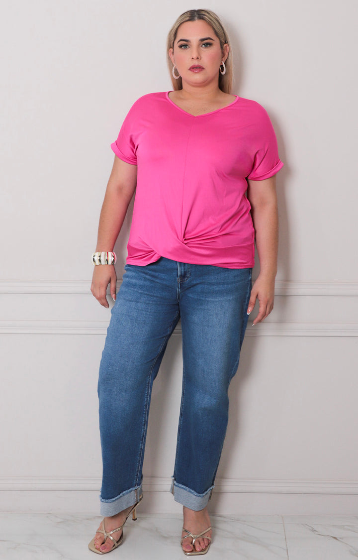 Blusa fucsia - BLUSAS CURVY Boutiquemirel 