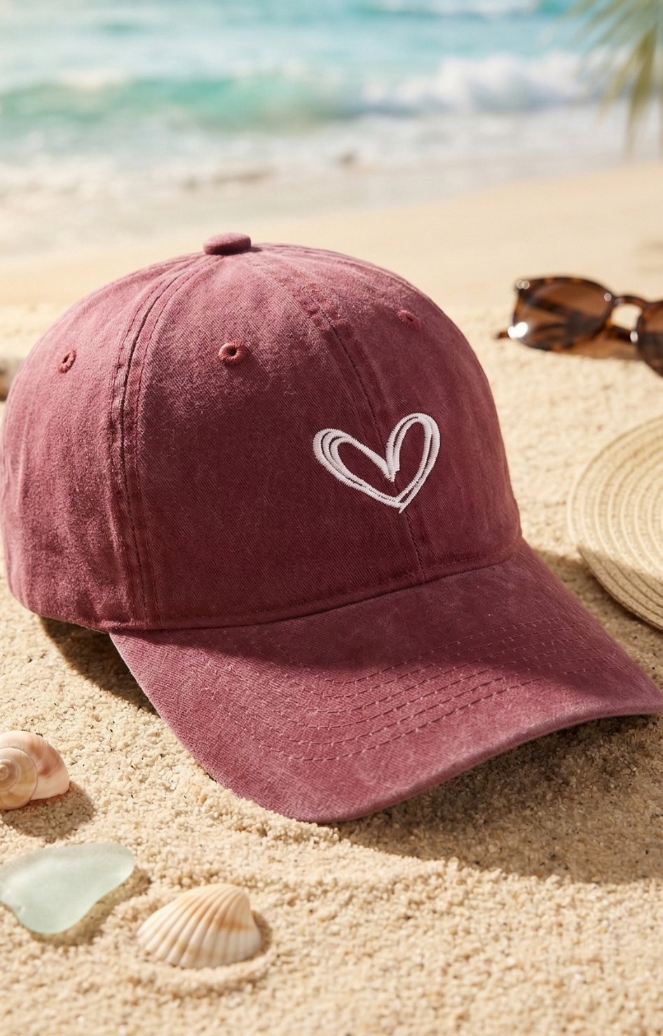 Gorra Bordada con Corazón - GORRAS Boutiquemirel 