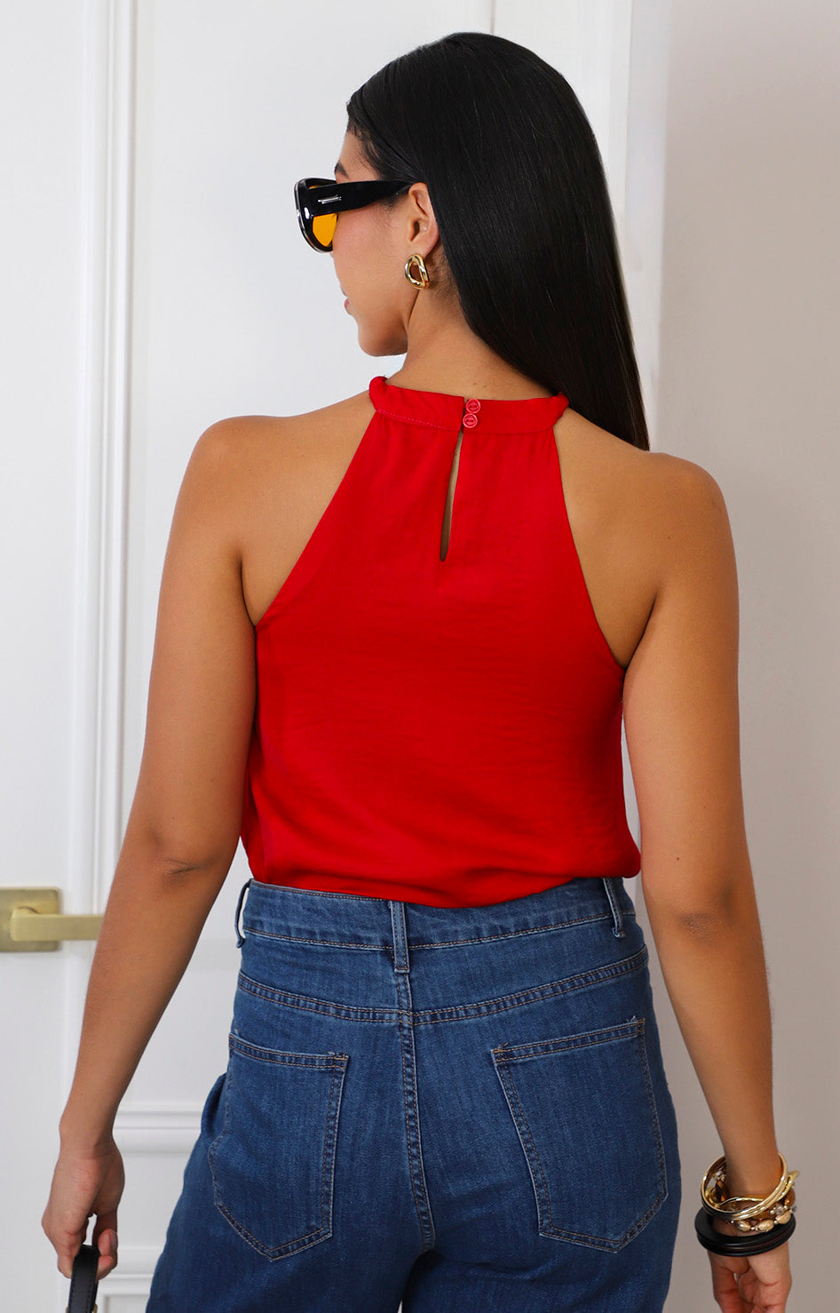 Blusa halter lisa