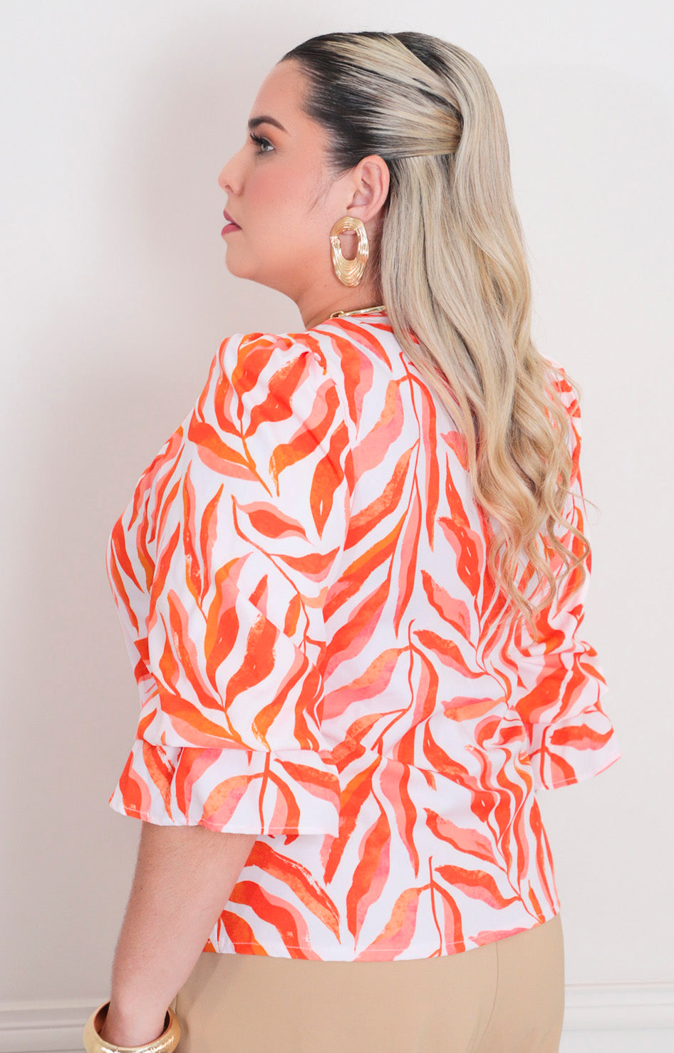 Blusa estampada multicolor