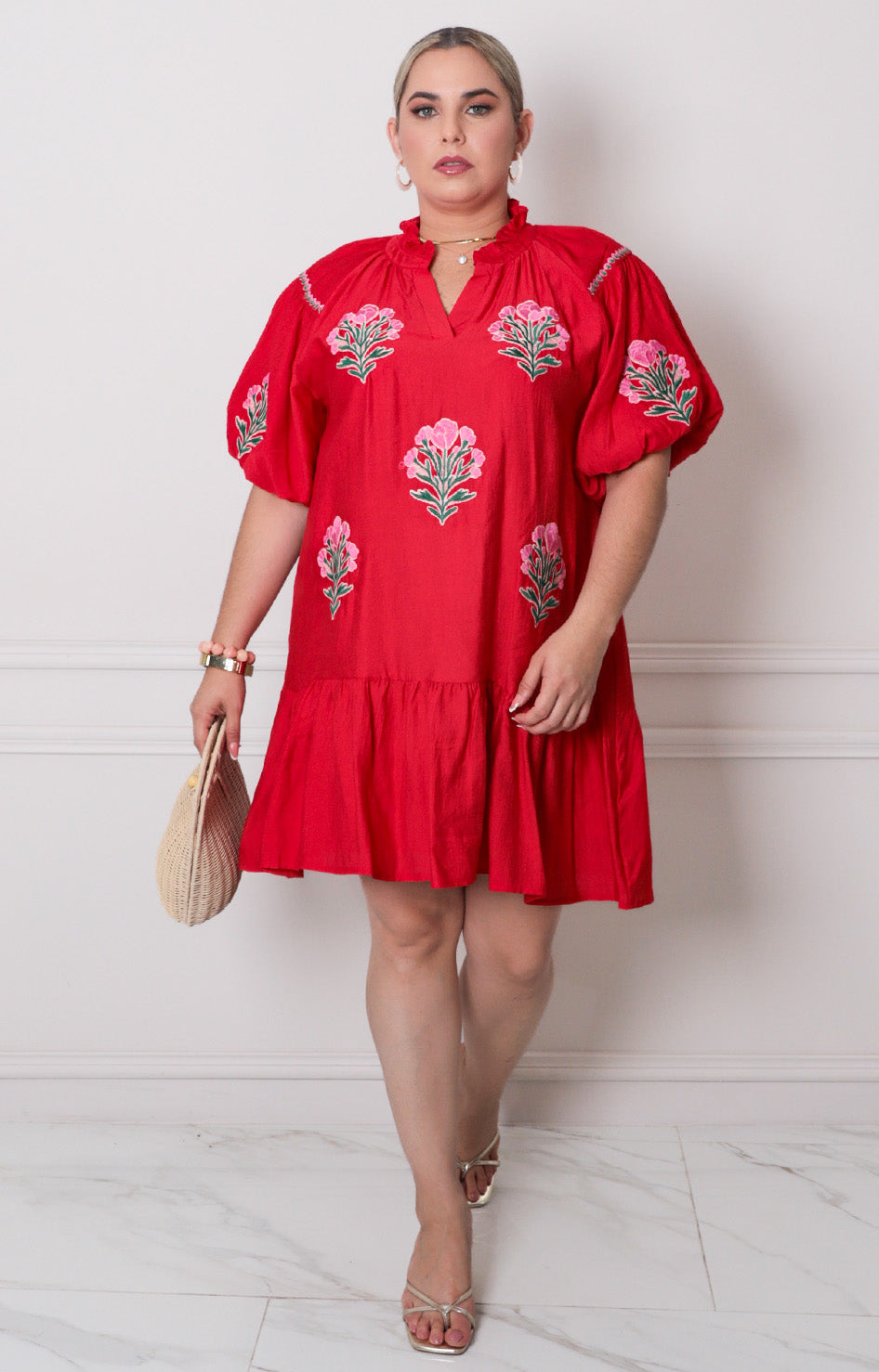 Vestido corto estampado - VESTIDO CORTO CURVY Boutiquemirel 