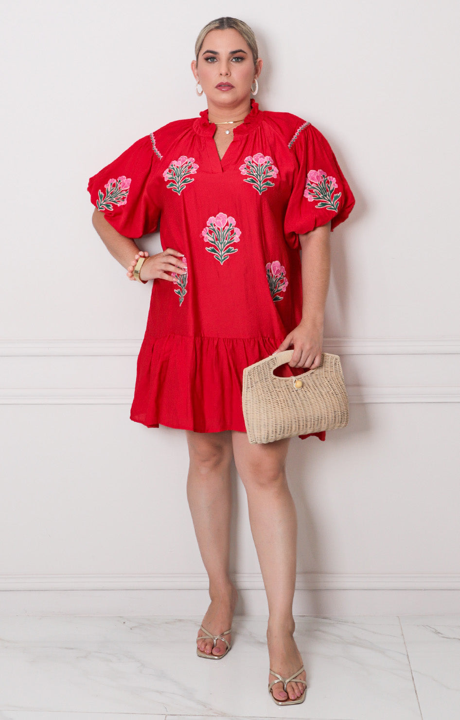 Vestido corto estampado - VESTIDO CORTO CURVY Boutiquemirel 