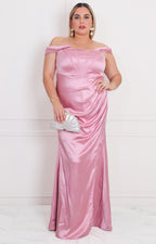 Vestido de tirantes con fruncido - VESTIDO LARGO CURVY Boutiquemirel 