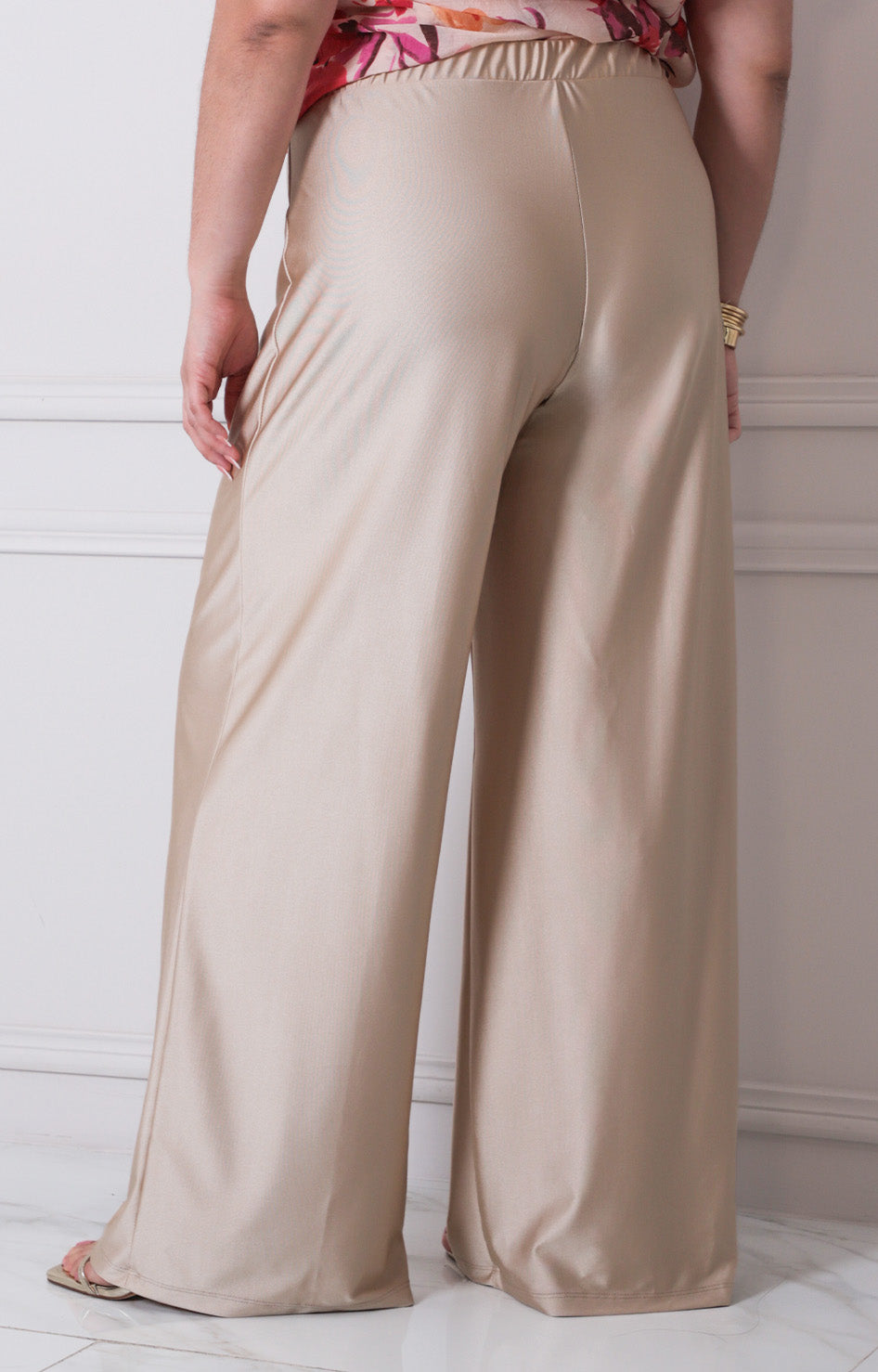 Pantalón satinado - PANTALON CURVY Boutiquemirel 