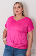 Blusa fucsia - BLUSAS CURVY Boutiquemirel 