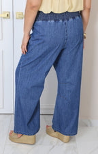 Pantalon de mezclilla recto