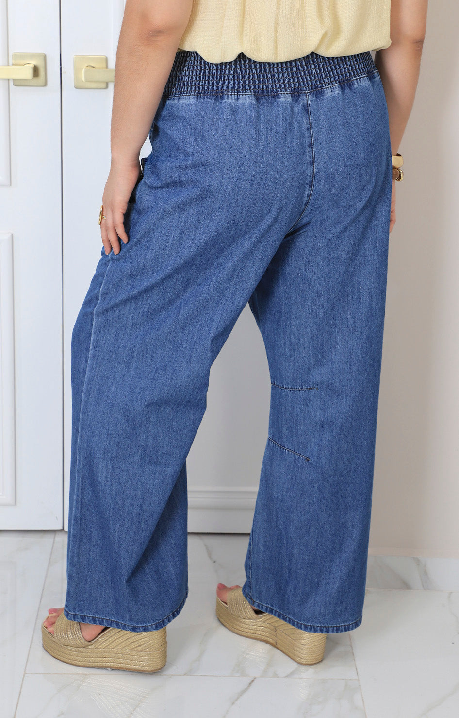 Pantalon de mezclilla recto