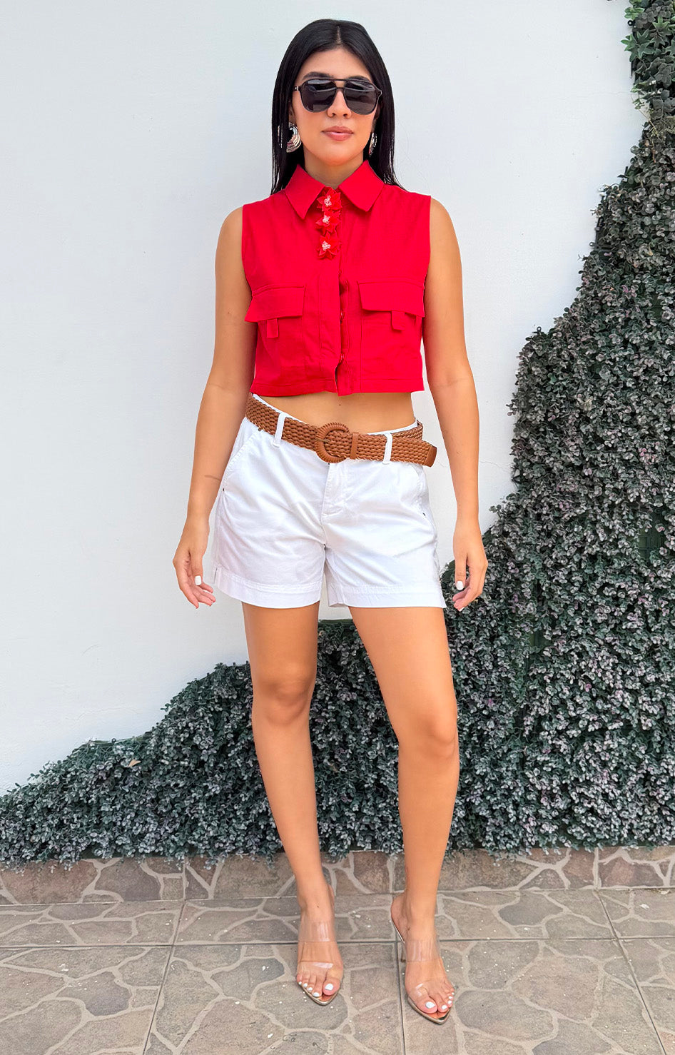 Short con cinturón - SHORT MEZCLILLA REGULAR Boutiquemirel 