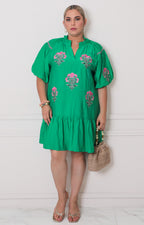 Vestido corto estampado - VESTIDO CORTO CURVY Boutiquemirel 