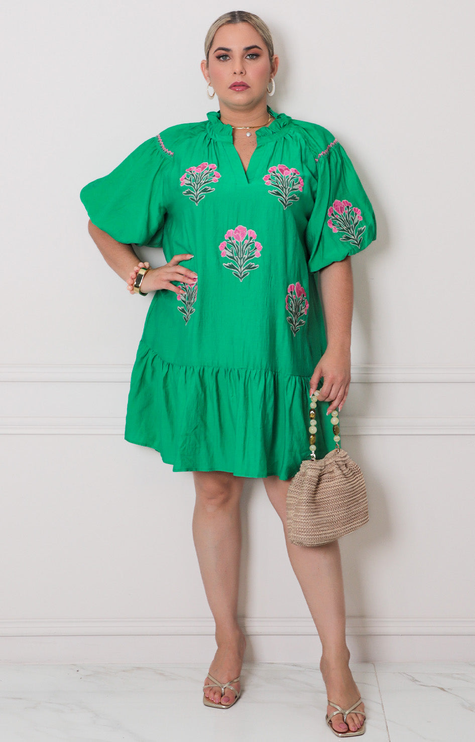 Vestido corto estampado - VESTIDO CORTO CURVY Boutiquemirel 
