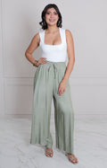 Pantalòn verde con elàstico - PANTALON REGULAR Boutiquemirel 