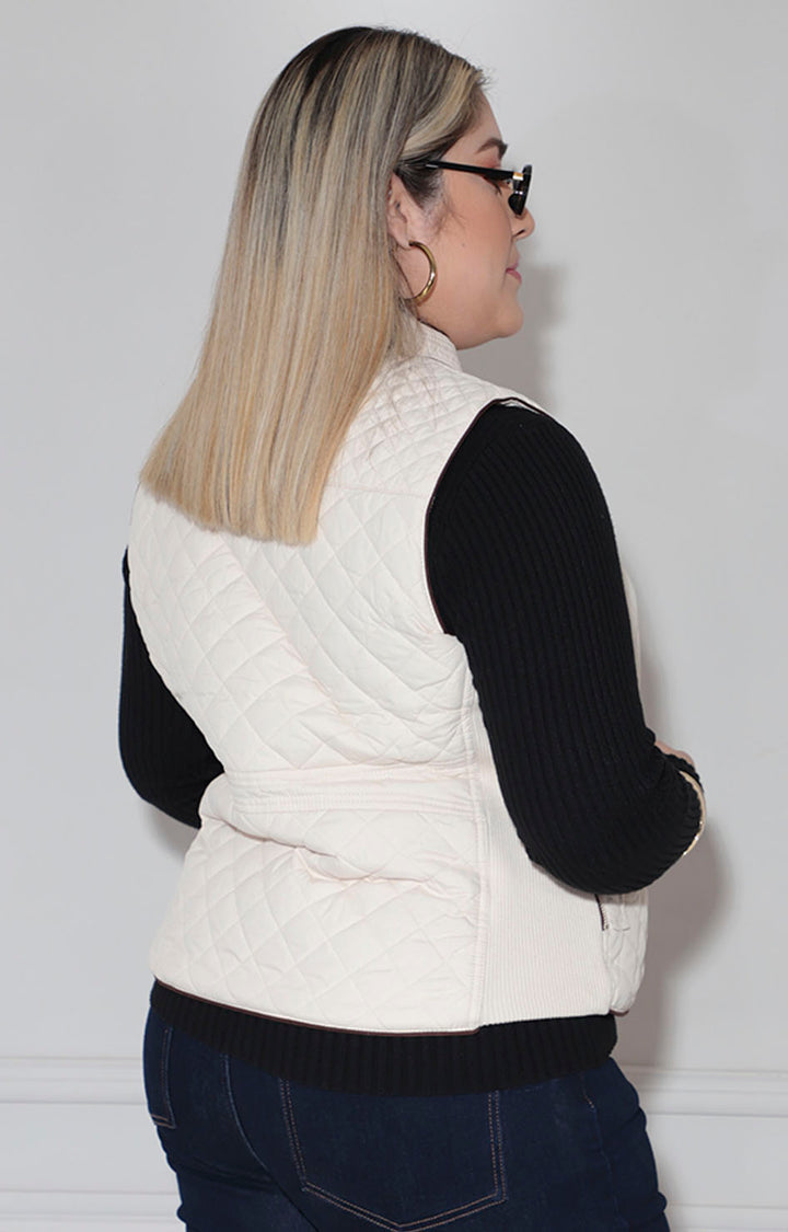Chaleco beige
