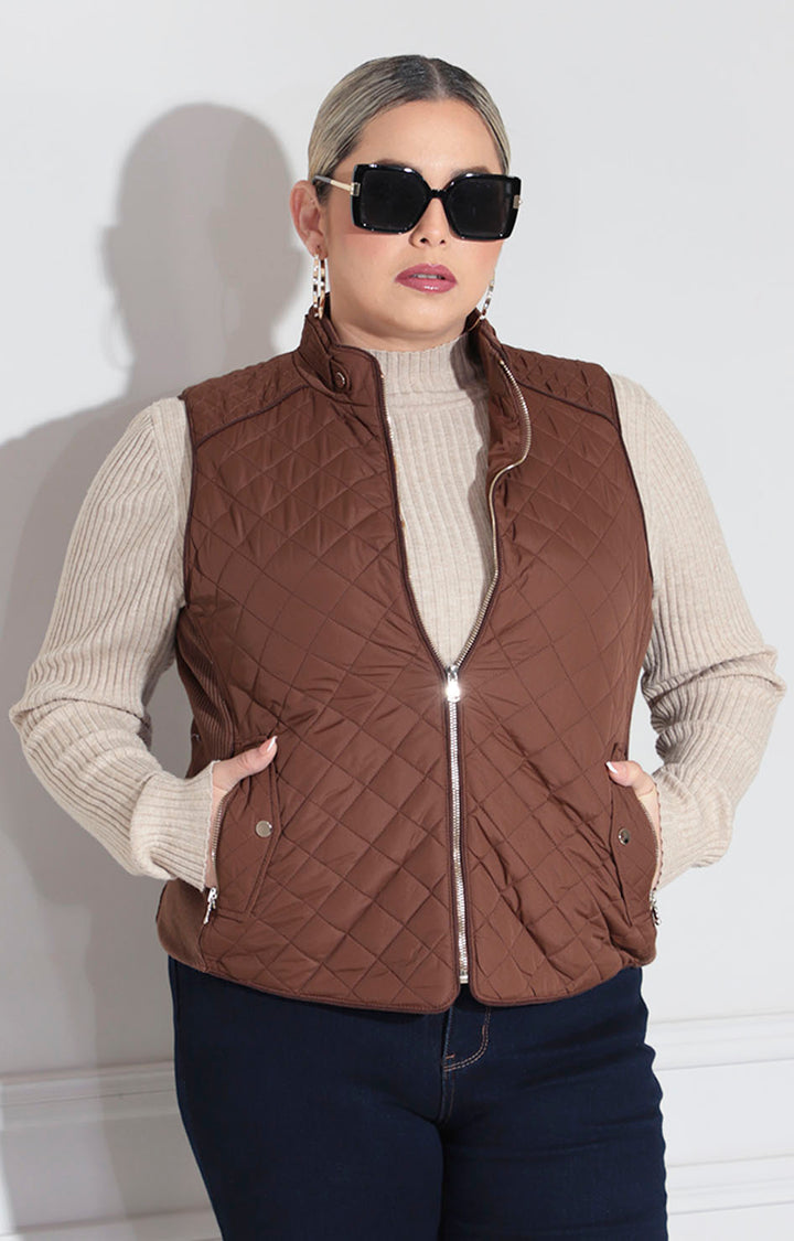 Chaleco café