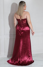 Vestido vino de gala - VESTIDO XL Boutiquemirel 