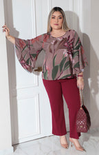 Conjunto vino flower - CONJUNTO XL Boutiquemirel 