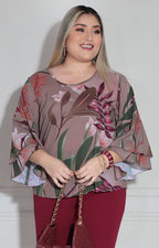 Conjunto vino flower - CONJUNTO XL Boutiquemirel 