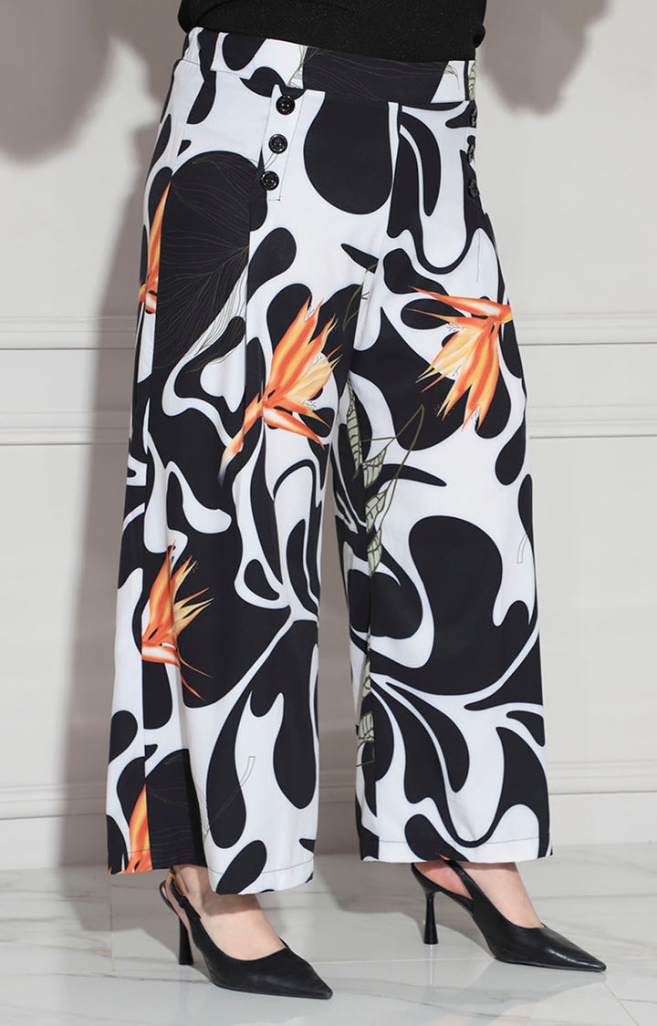 Pantalón blanco tropical