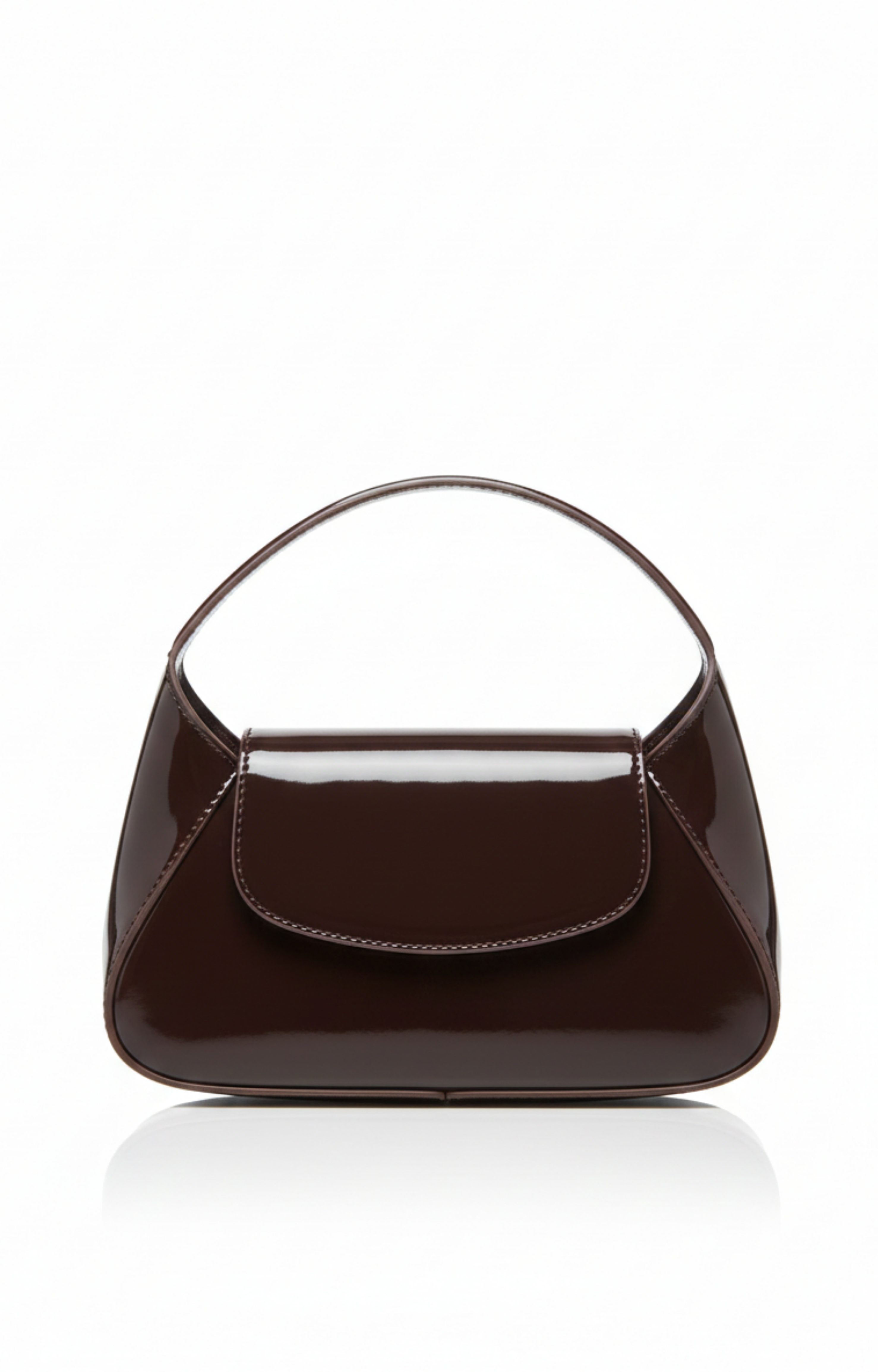 Bolsa café de charol - BOLSA Boutiquemirel 