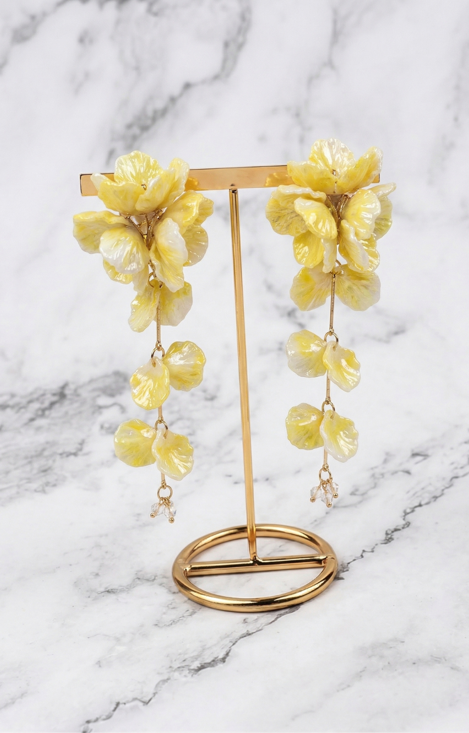 Aretes florales largos - ARETES Boutiquemirel 