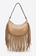 Bolsa beige con flecos - BOLSA Boutiquemirel 