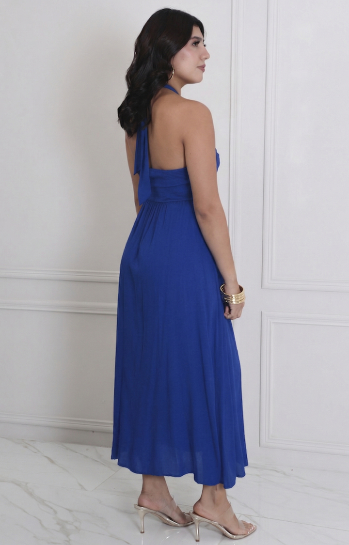 Vestido largo tipo halter - VESTIDO CORTO REGULAR Boutiquemirel 