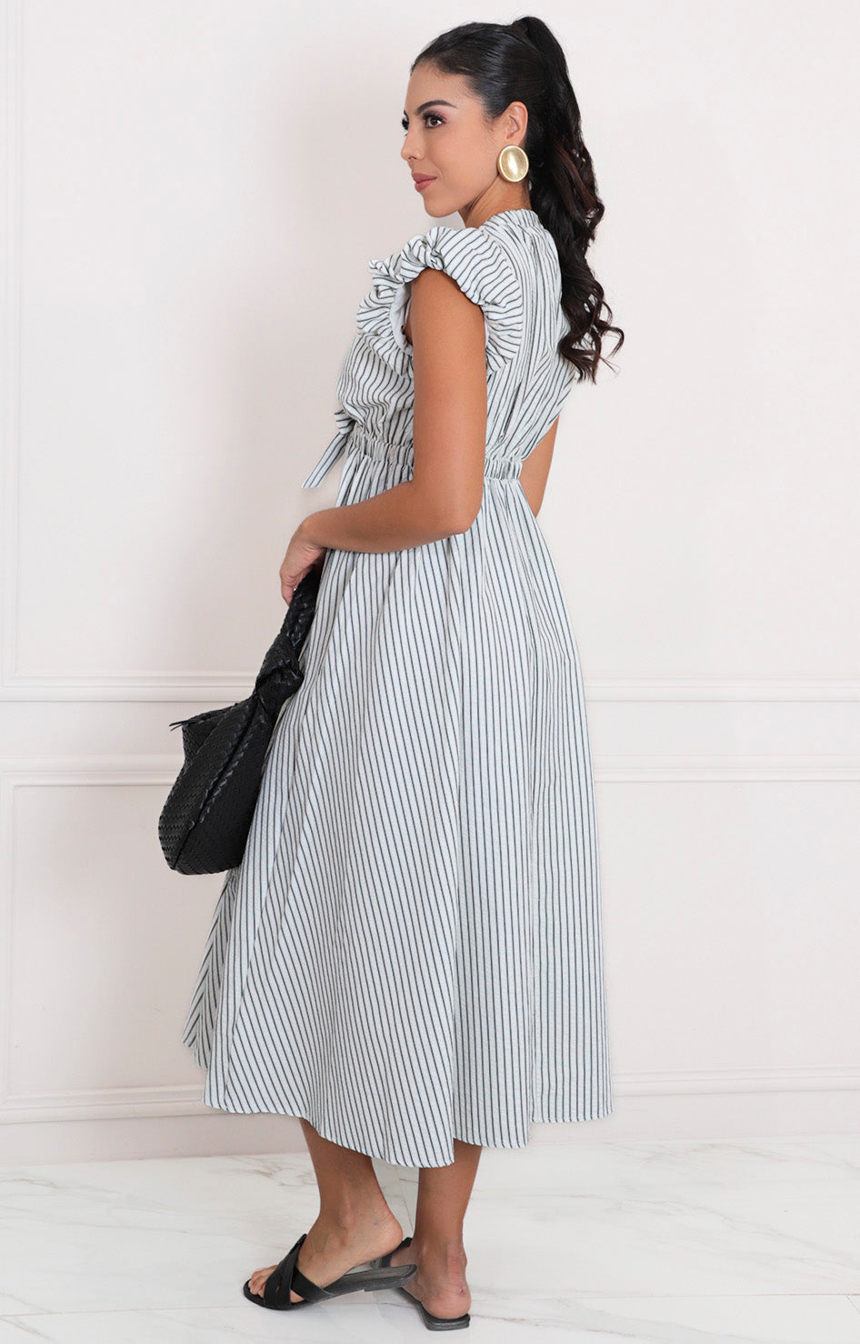 Vestido blanco estampado