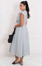 Vestido blanco estampado