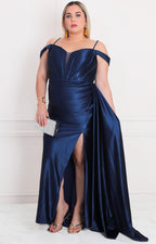 Vestido largo de tirantes - VESTIDO LARGO CURVY Boutiquemirel 