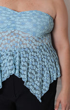 Blusa strapless estampada - BLUSAS CURVY Boutiquemirel 