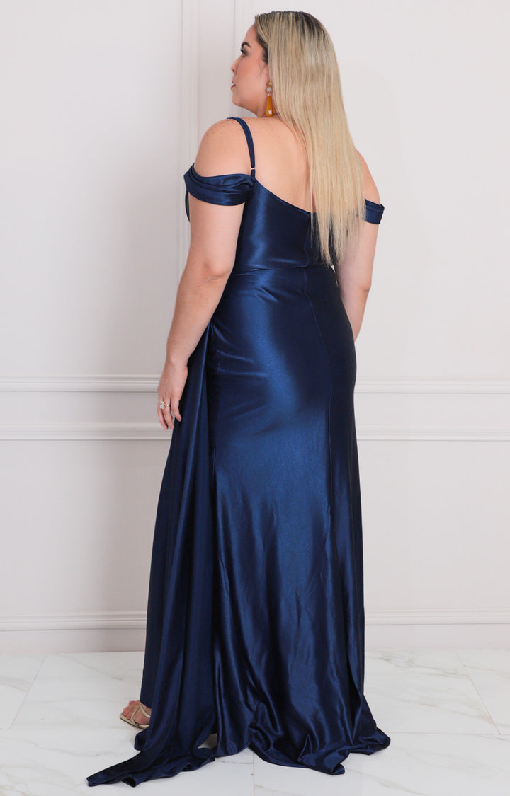 Vestido largo de tirantes - VESTIDO LARGO CURVY Boutiquemirel 