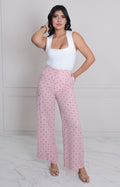Pantalòn rosa estampado - PANTALON MEZCLILLA REGULAR Boutiquemirel 
