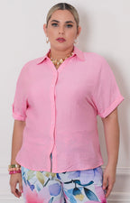 Blusa con botones - BLUSA CURVY Boutiquemirel 