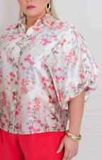 Blusa estampada de flores