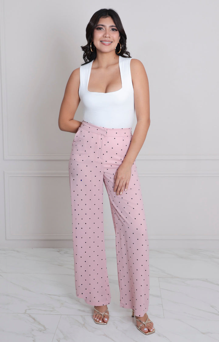 Pantalòn rosa estampado - PANTALON MEZCLILLA REGULAR Boutiquemirel 