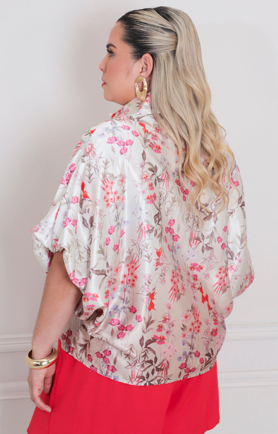 Blusa estampada de flores