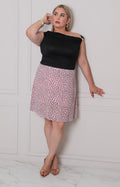 Falda rosa polka dot - SHORT CURVY Boutiquemirel 