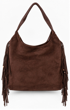 Bolsa hobo de gamuza