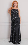 Vestido negro polka-dots - VESTIDO LARGO REGULAR Boutiquemirel 