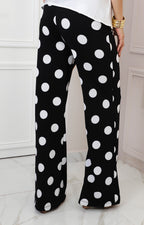 Pantalón negro con polka dots