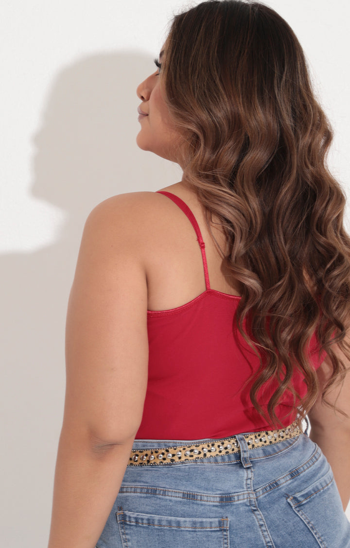 Blusa roja básica - BLUSA Boutiquemirel 