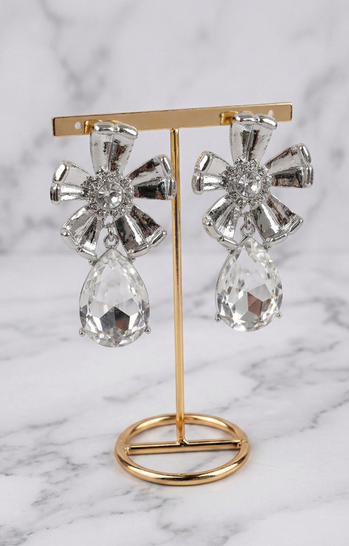 Aretes Brillantes Flor - ARETES Boutiquemirel 