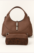 Bolsa hobo con bolsa pequeña a juego
