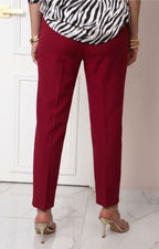 Pantalón recto de tiro alto