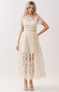 Vestido beige - VESTIDO LARGO REGULAR Boutiquemirel 