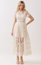 Vestido beige - VESTIDO LARGO REGULAR Boutiquemirel 