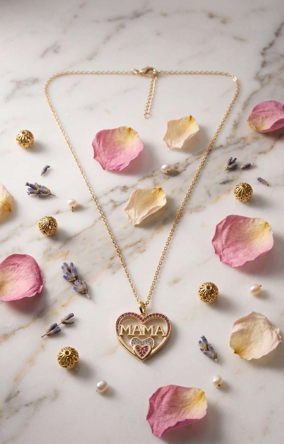 Collar Corazón MAMA - COLLARES CHAPA Boutiquemirel 